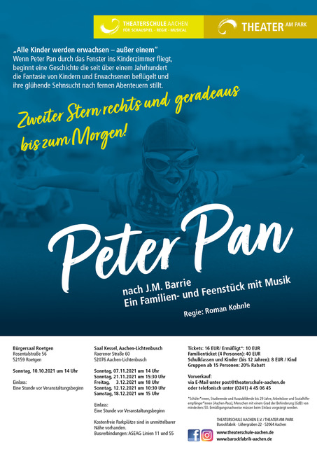 PeterPan - Theaterschule Aachen